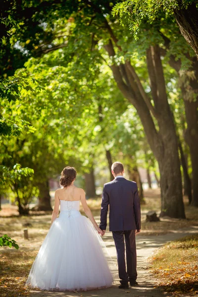 Gelin ve damat düğün gününde