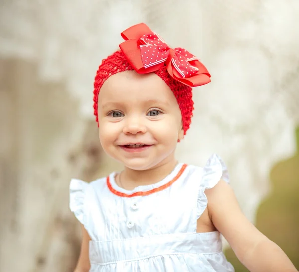 Mooie baby meisje portret — Stockfoto