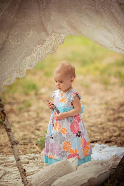 Güzel kız bebek portresi — Stok fotoğraf