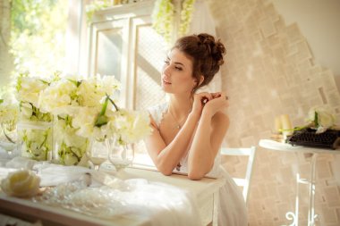 Güzel gelin, düğün günü