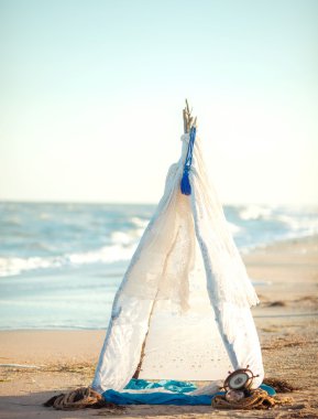 Düğün için deniz süslemeleri