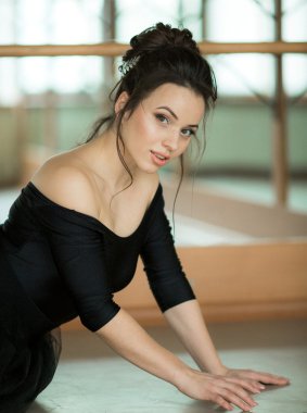 Balerin sınıf odasında dinlendirici