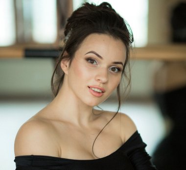 güzel bir kadın ile mükemmel makyaj 