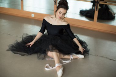 Balerin sınıf odasında dinlendirici