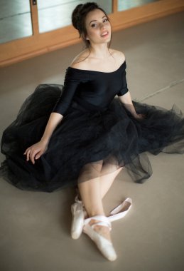 Balerin sınıf odasında dinlendirici