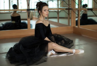 Balerin sınıf odasında dinlendirici