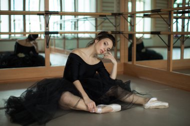 Balerin sınıf odasında dinlendirici