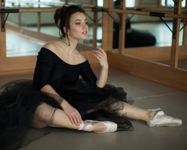 Balerin sınıf odasında dinlendirici