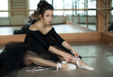 Balerin sınıf odasında dinlendirici