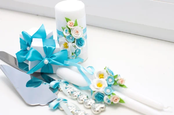 Beaux accessoires de mariage — Photo