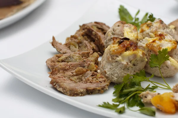 Carne en rodajas — Foto de Stock