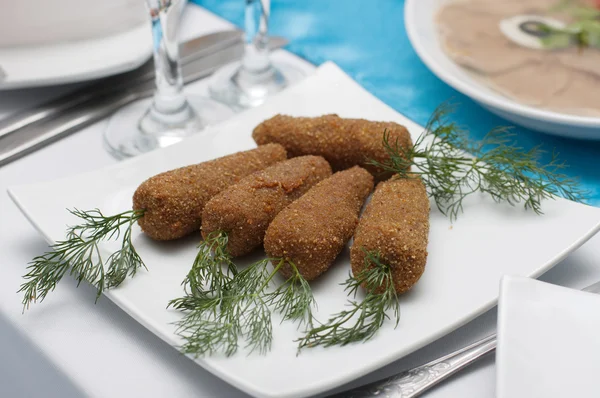 Deliciosos pães de carne — Fotografia de Stock