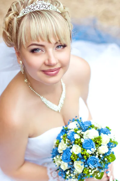 Braut auf Hochzeit — Stockfoto