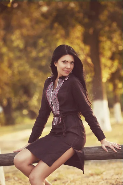 Ukrán gyönyörű lány — Stock Fotó