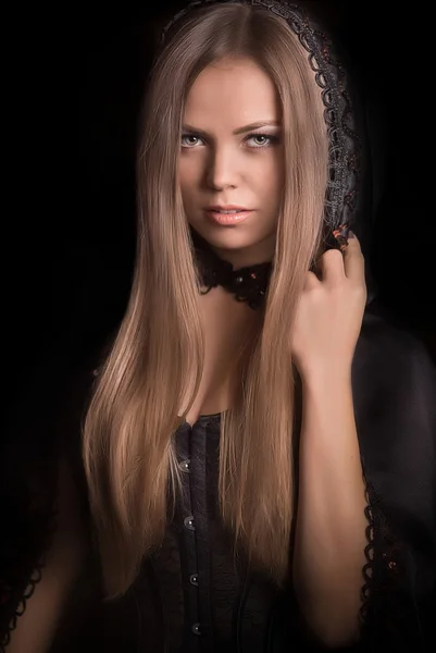 Young and sexy witch — Stock Photo, Image