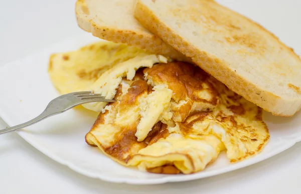 Reggeli friss omlett — Stock Fotó