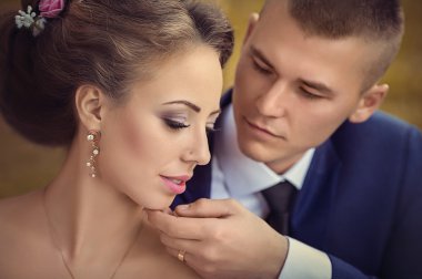 Güzel gelin ve damat