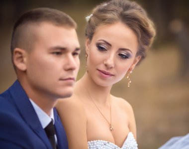 Güzel gelin ve damat