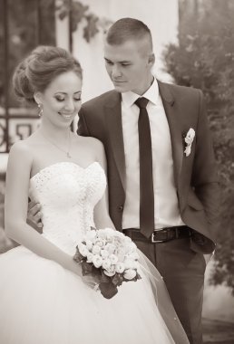 Güzel gelin ve damat