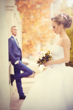 Güzel gelin ve damat