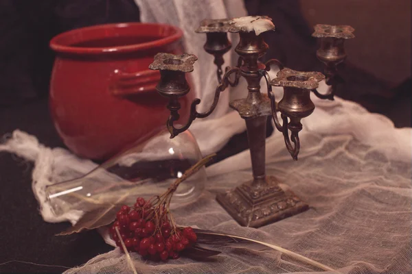 Antiguo candelero de bruja —  Fotos de Stock