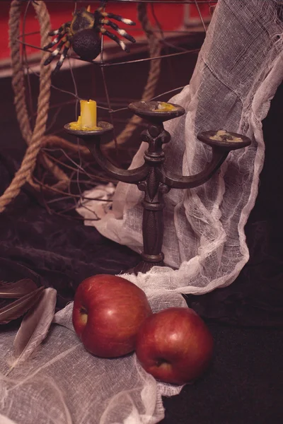 Old candlestick of witch — Stock Photo, Image
