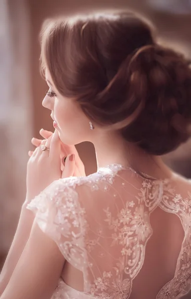 ファッション髪型花嫁 — ストック写真