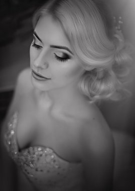 Gelin moda saç modeli ile