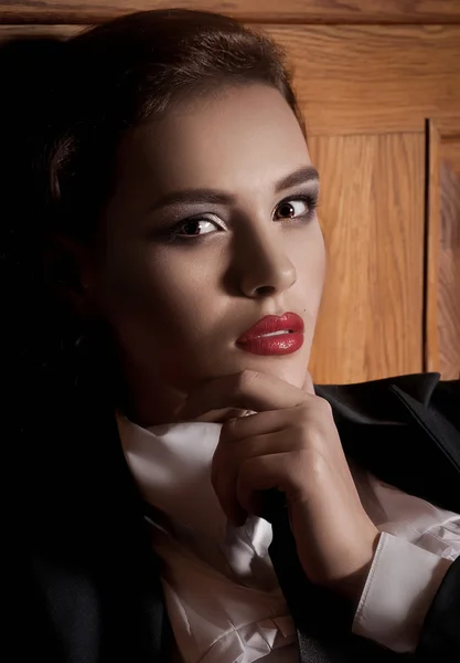 Young woman with makeup — Stock Photo, Image