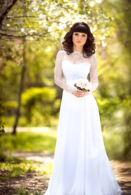 gelin buketi poz ile açık