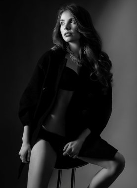 Seksi güzel seksi kadın