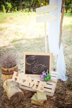 Düğün tatil vintage dekorasyon