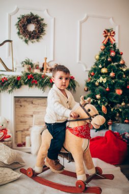 sallanan at çocukla