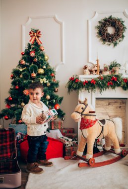 sallanan at çocukla