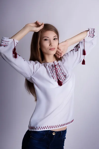 Szép ukrán lány — Stock Fotó