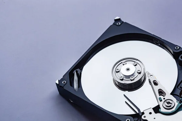 Disco Duro Computadora Abierta Para Reparación Hdd Componentes Para Almacenamiento —  Fotos de Stock