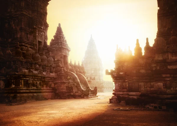 Sunrise at Prambanan Hindu Temple. Java, Indonesia - Stock Image -  Everypixel