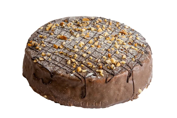 Runde Schokoladenkuchen — Stockfoto