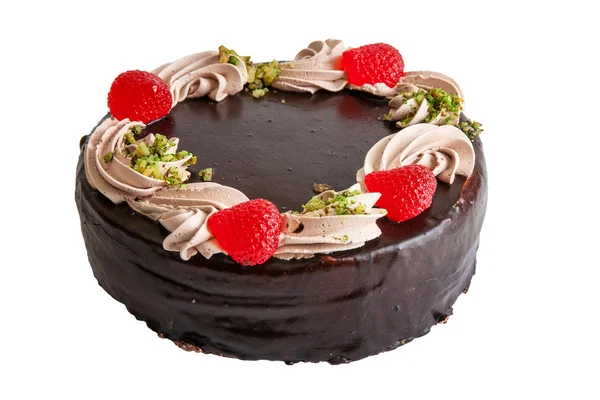 Gâteau au chocolat rond — Photo