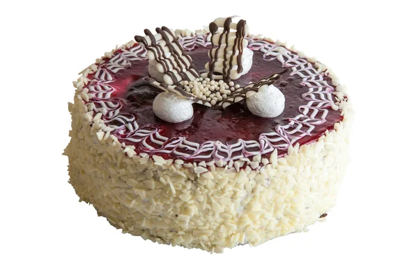 Gâteau forme ronde — Photo