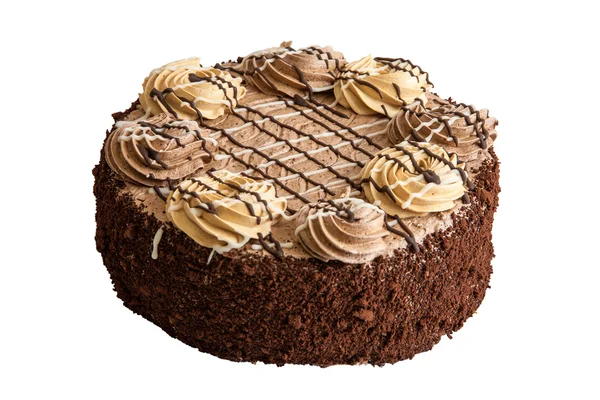 丸いチョコレート ケーキ — ストック写真