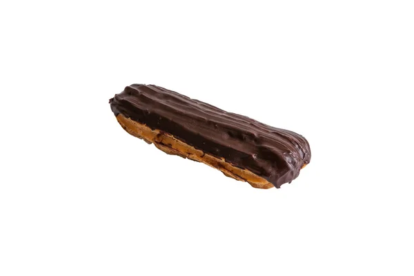 Choklad Eclair lång — Stockfoto