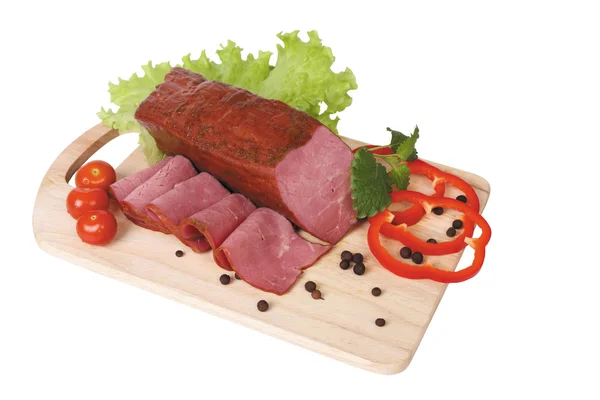 Un pedazo de carne ahumada —  Fotos de Stock