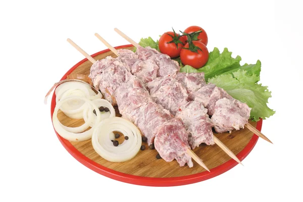 Ham kebap üç şişleri