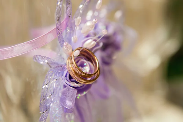 Two wedding rings — Stock Photo, Image