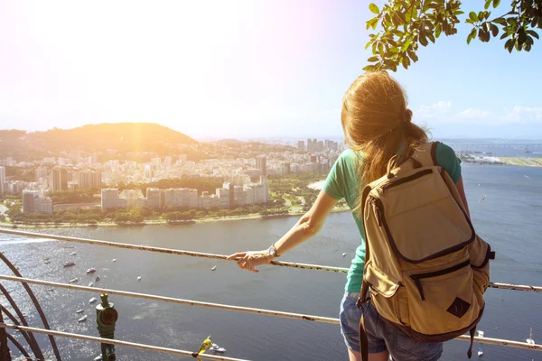 Menina no Rio de Janeiro — Fotografia de Stock