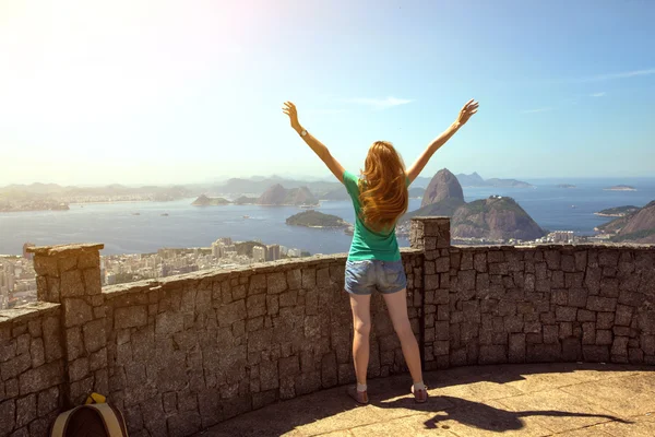 Chica en el Río de Janeiro — Foto de Stock