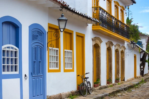 Straten van de historische stad Paraty Brazilië — Stockfoto