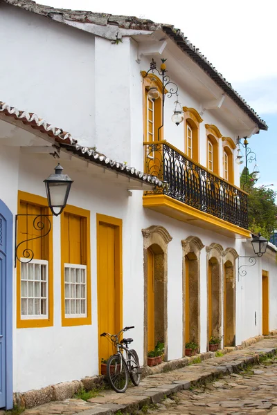 Straten van de historische stad Paraty Brazilië — Stockfoto