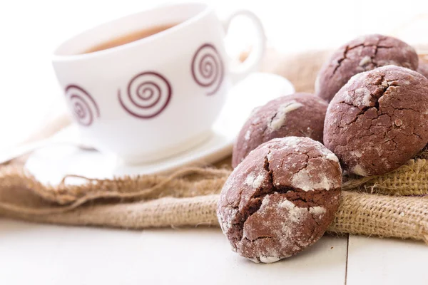 Choklad cookies en — Stockfoto